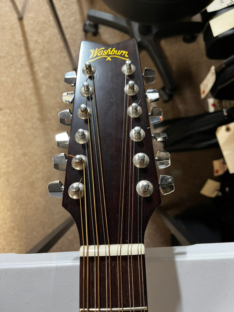 Washburn D-15N 12 String Acoustic Guitar - Excellent