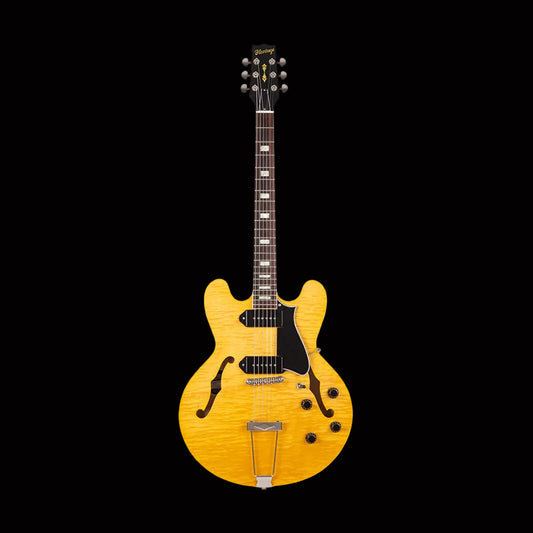 Heritage Custom Core H-530 Hollow Antique Natural Electric Guitar