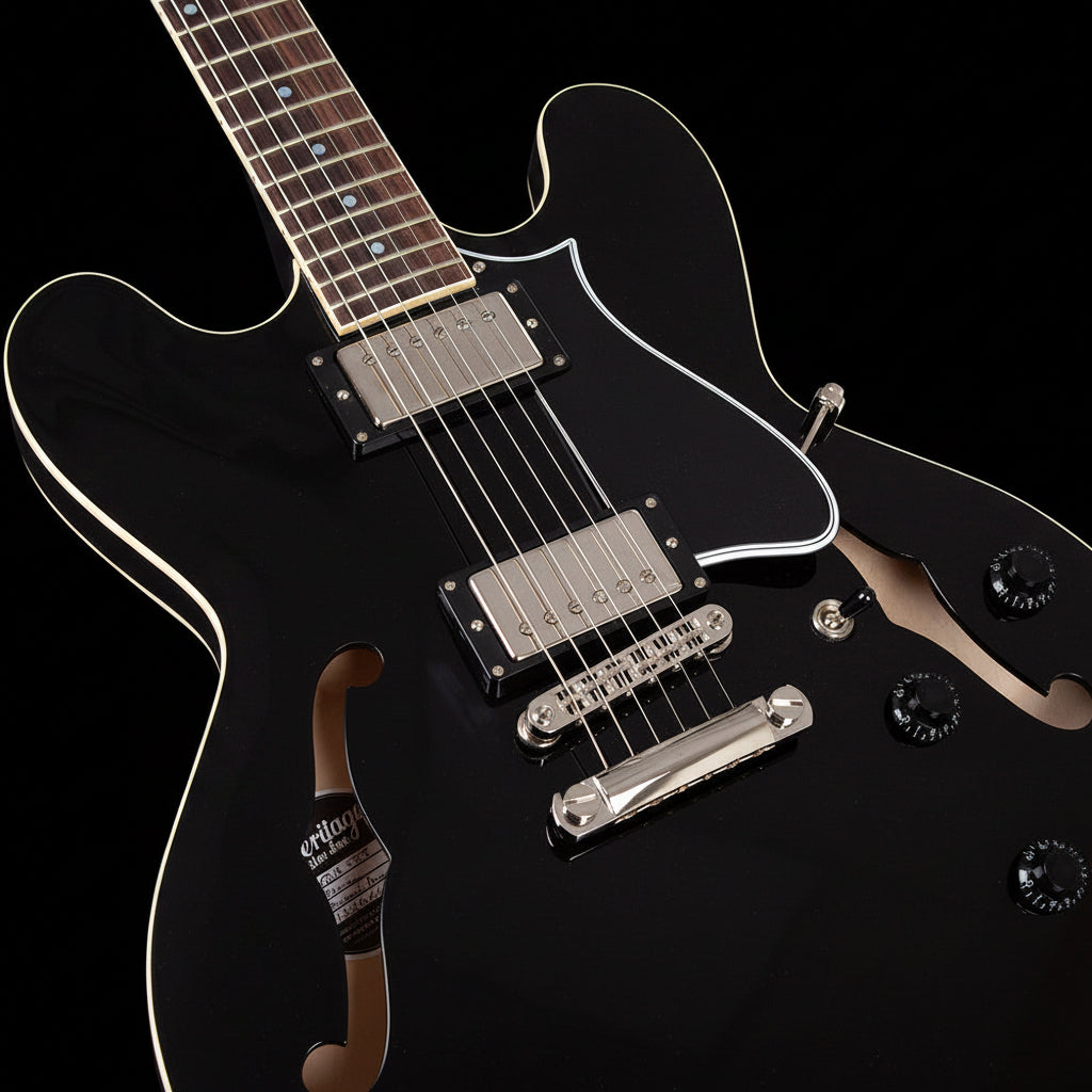 Heritage Standard II Collection H-535 Semi-Hollow Ebony
