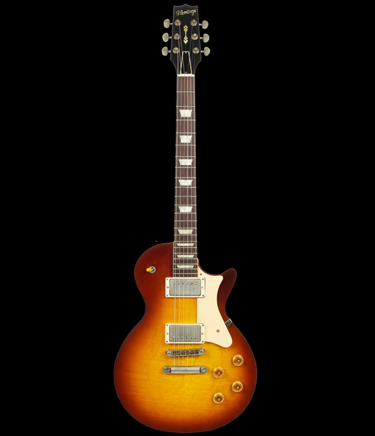 Heritage Custom Core H-150 Plain Top Guitar - Tobacco Sunburst