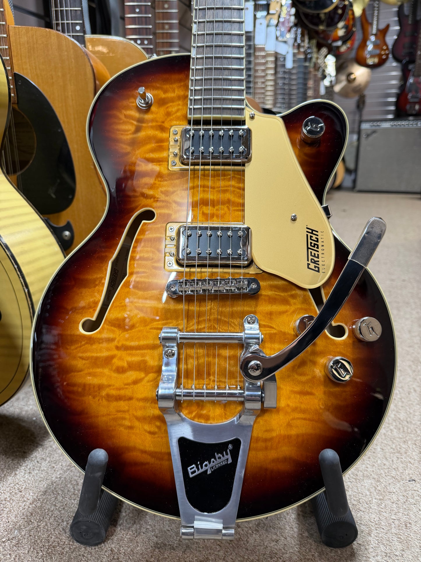 Gretsch G5655T-QM Electromatic Center Block Jr. with Bigsby - Used Excelent