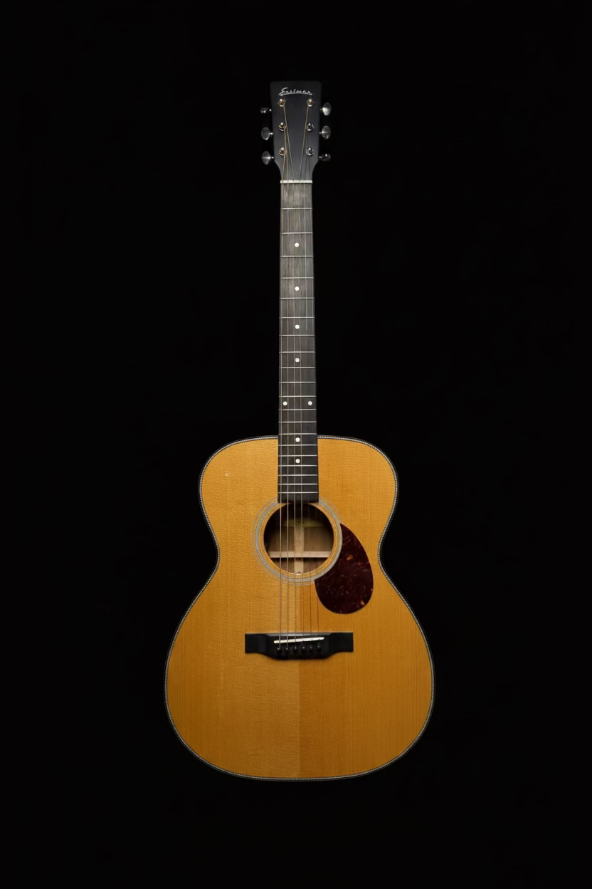 Eastman E3OM-DLX Natural Acoustic Guitar