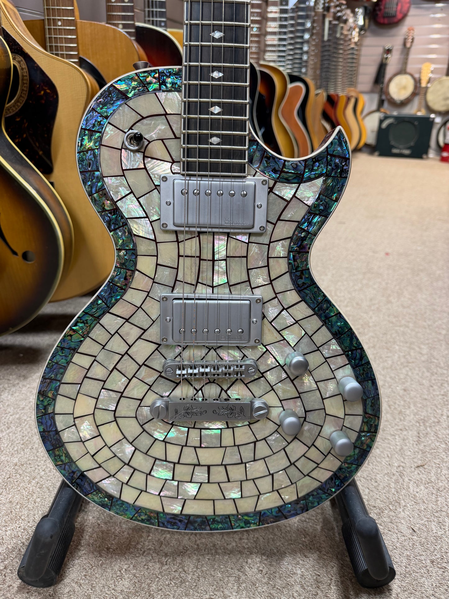 Alden Blues Line Abalone Electric Guitar (Pre-Owned)