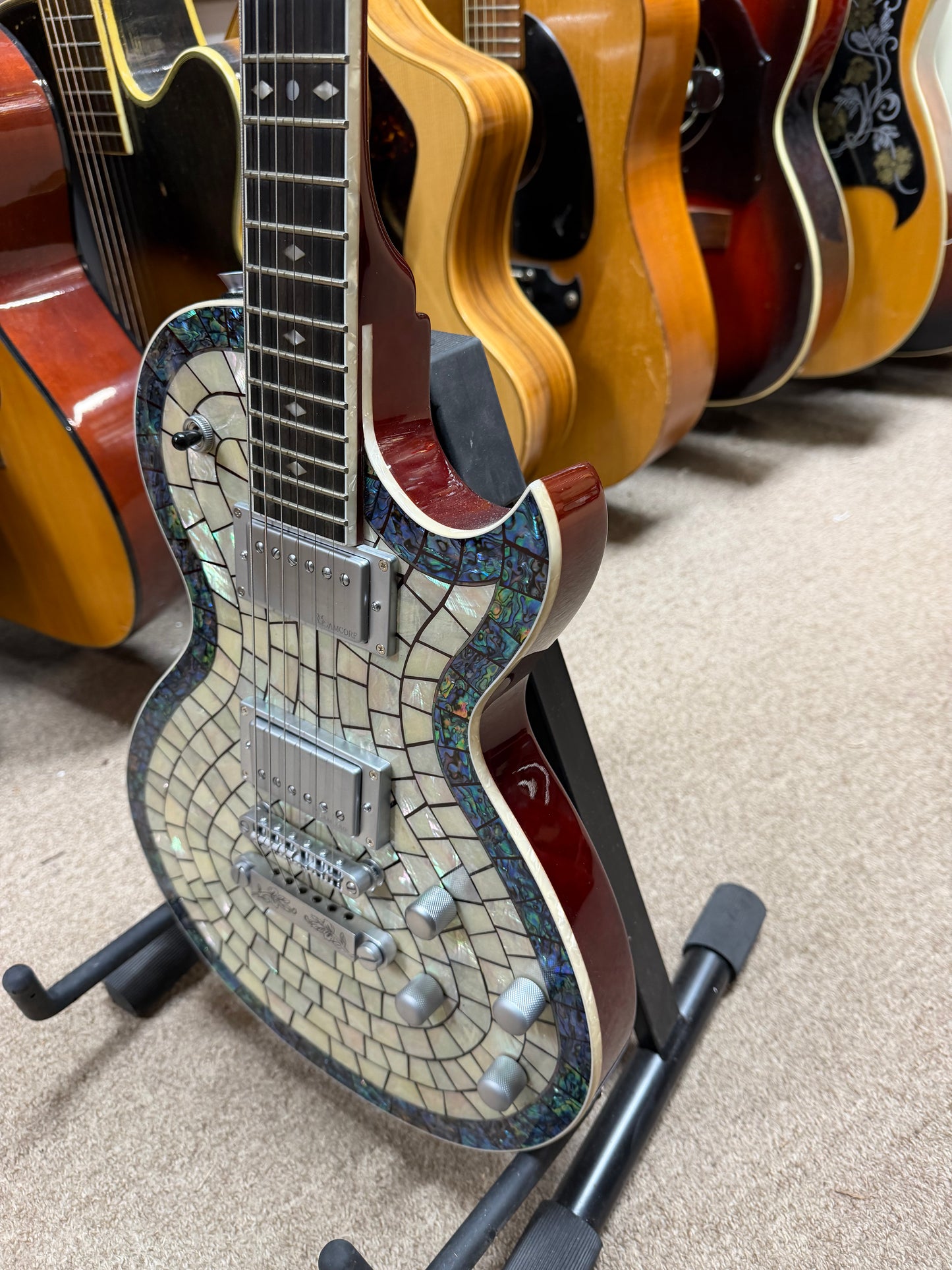 Alden Blues Line Abalone Electric Guitar (Pre-Owned)