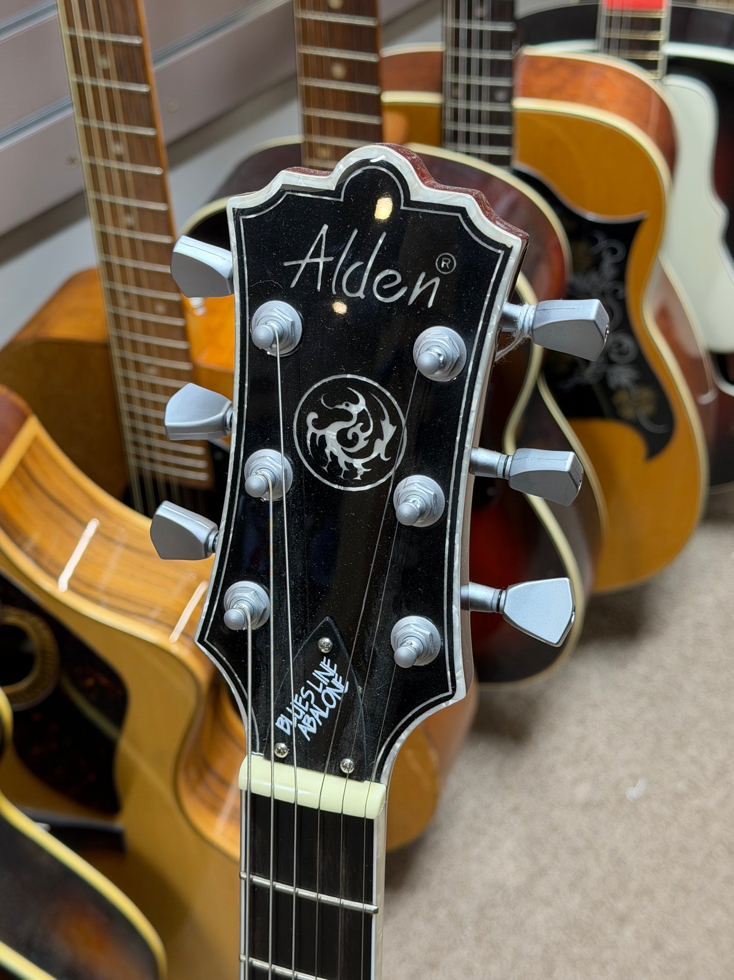 Alden Blues Line Abalone Electric Guitar (Pre-Owned)