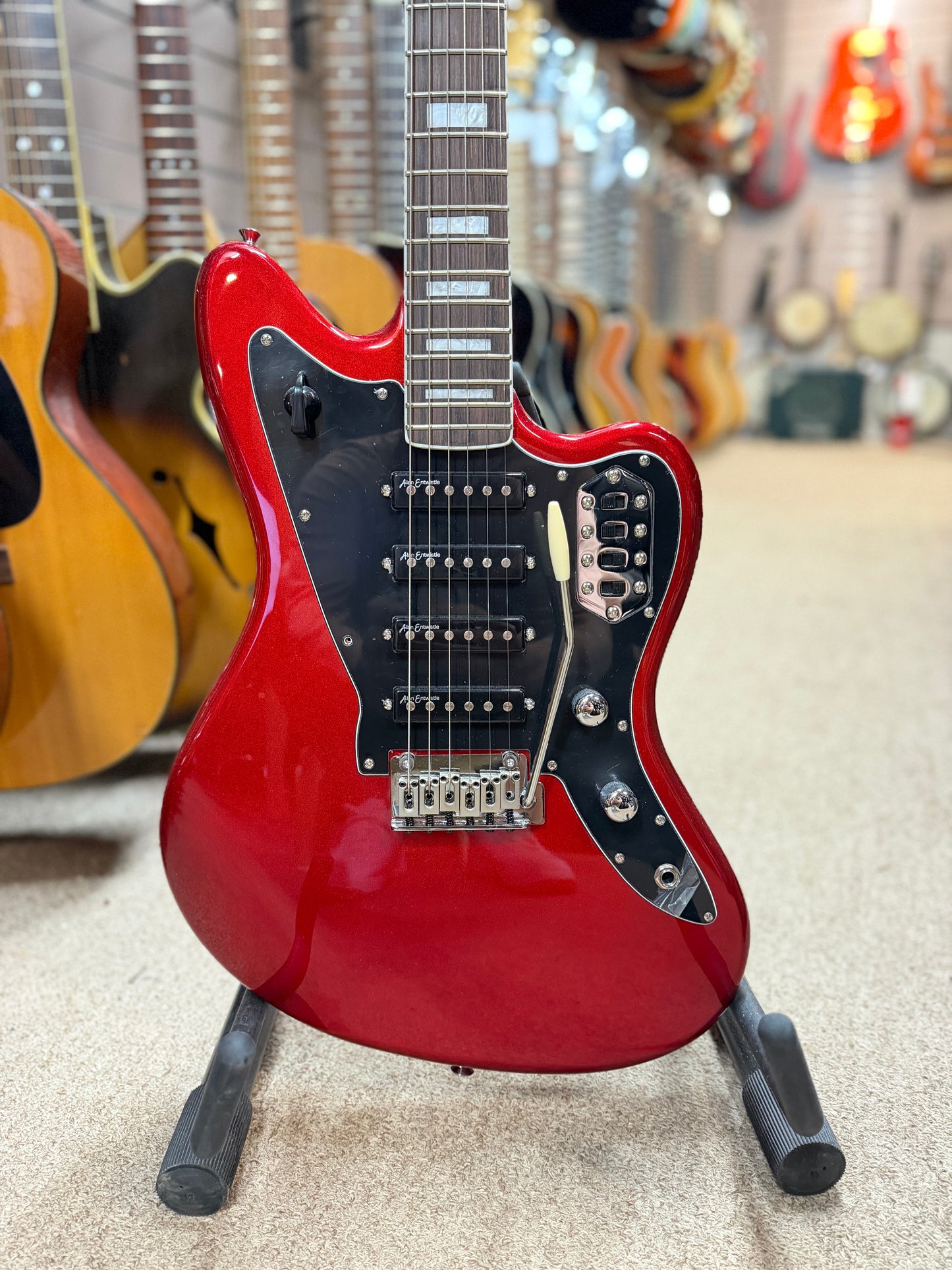 Revelation RJT-60Q Candy Apple Red Electric Guitar
