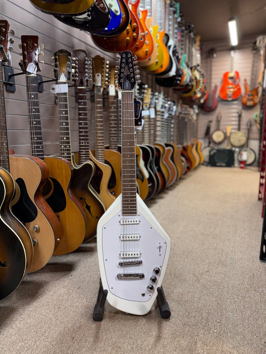 Revelation VTX63/12 White Electric Guitar