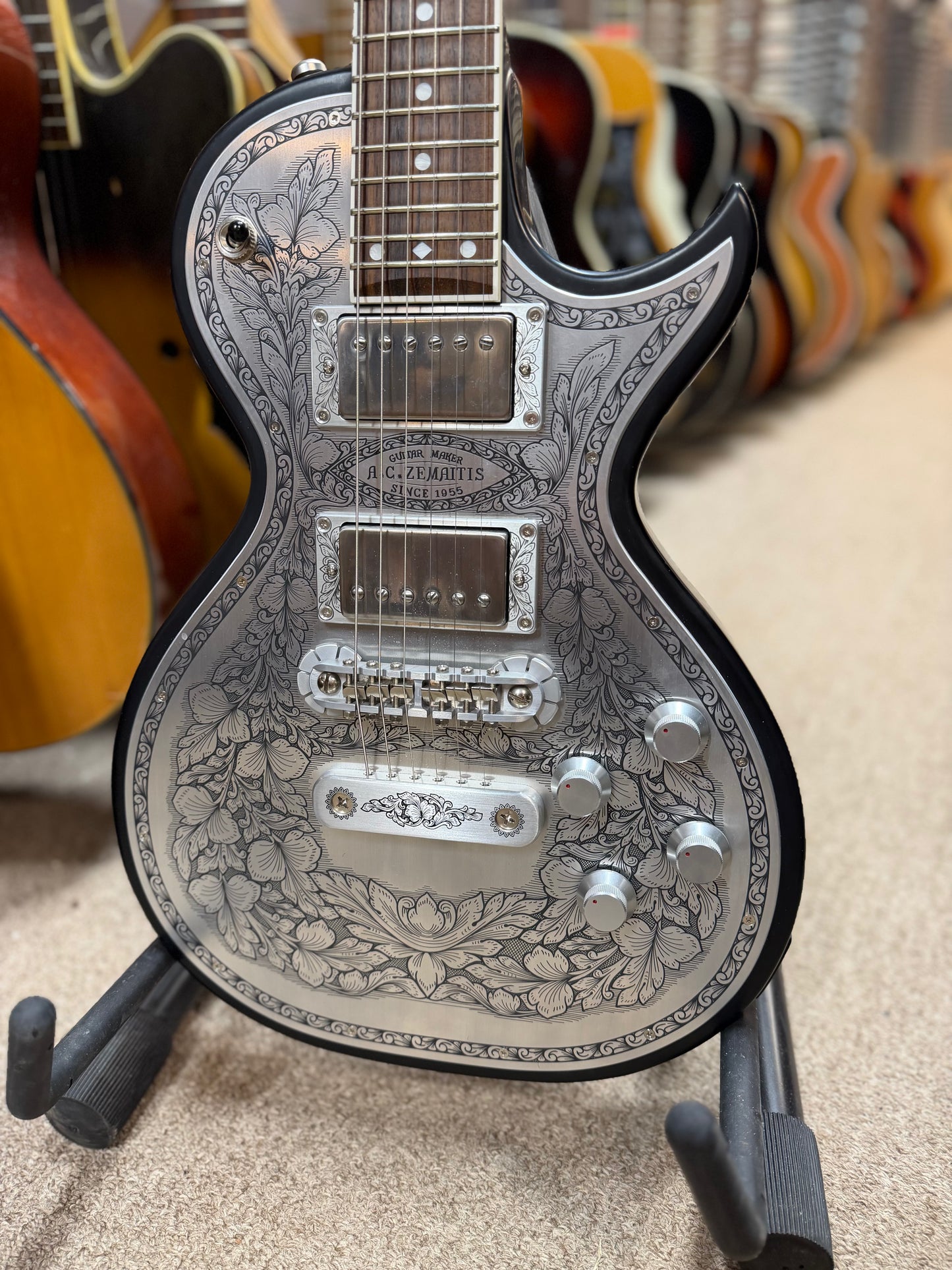 Zemaitis - A24MF BK 2012 Made In Japan - Mint