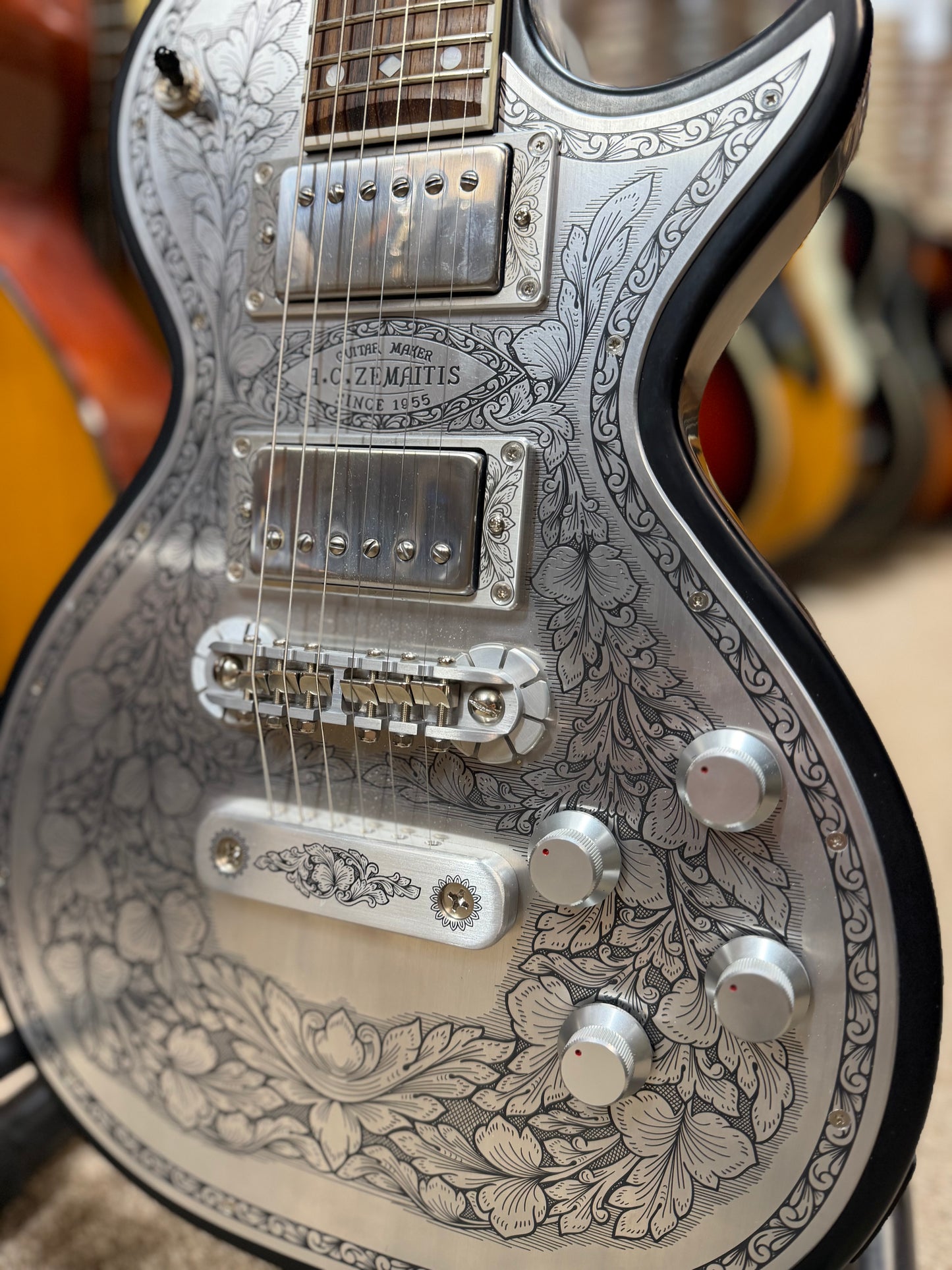 Zemaitis - A24MF BK 2012 Made In Japan - Mint