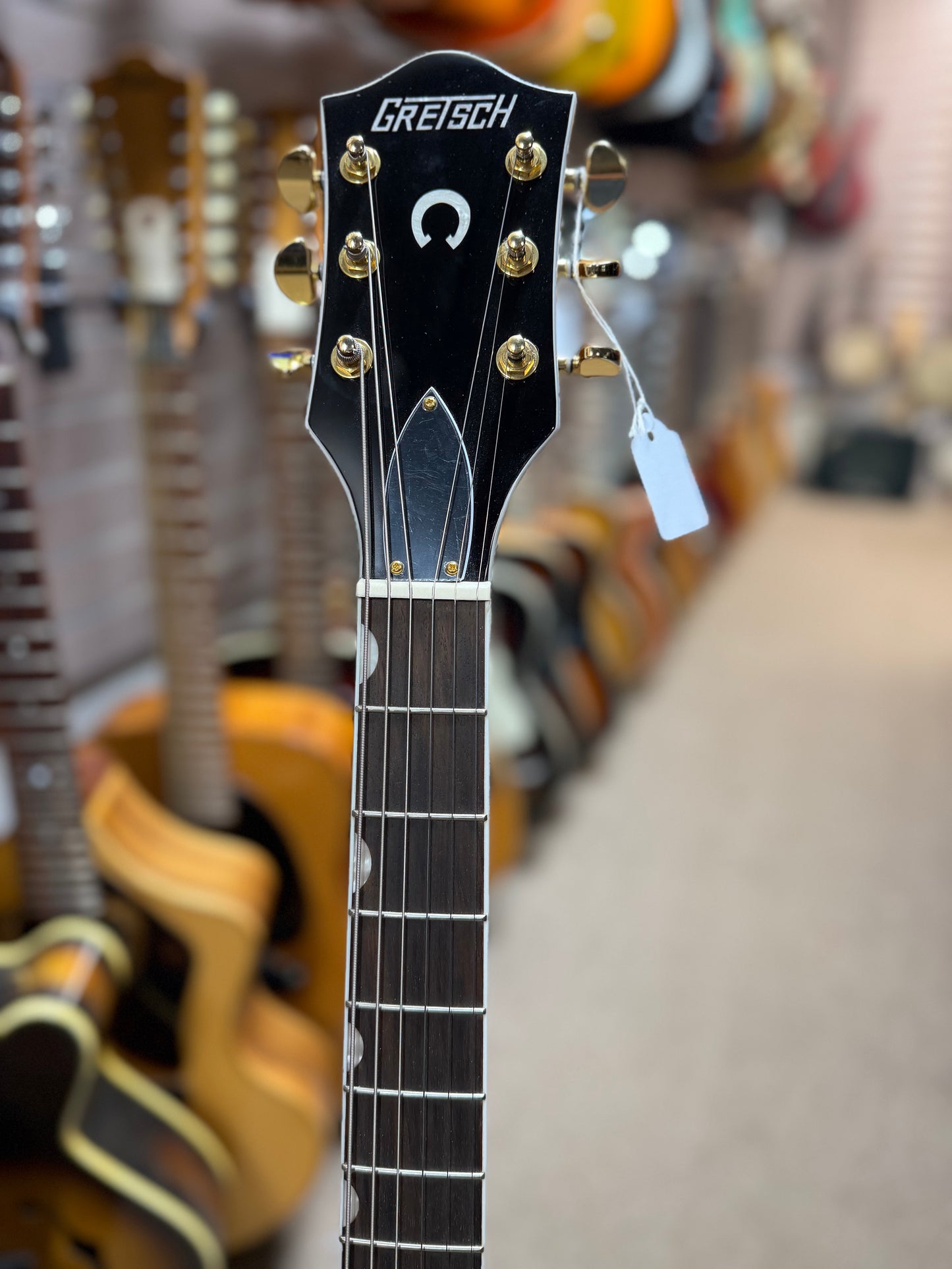 Gretsch G5034TFT Rancher, Fideli'Tron Pickup, Bisgby Tailpiece, Savannah Sunset - NOS