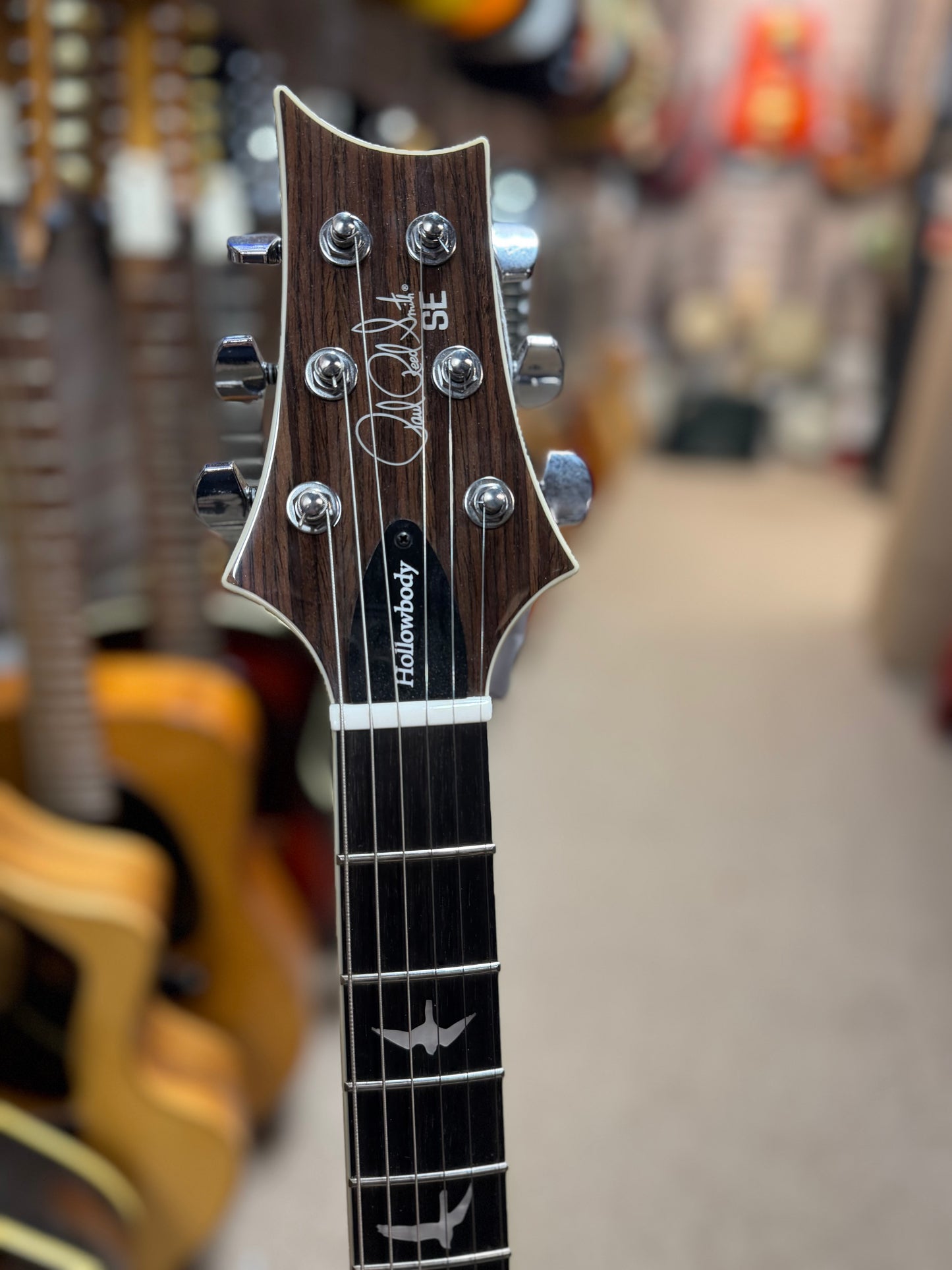 PRS SE Hollowbody II Electric Guitar - Faded Blue Burst - NOS