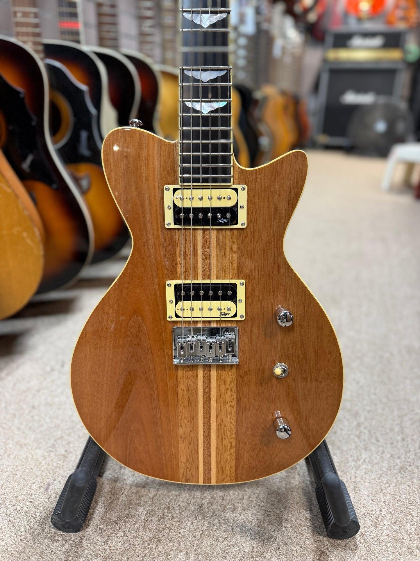 Hoyer Eagle Deluxe Natural HEG 310 Electric Guitar - New Old Stock