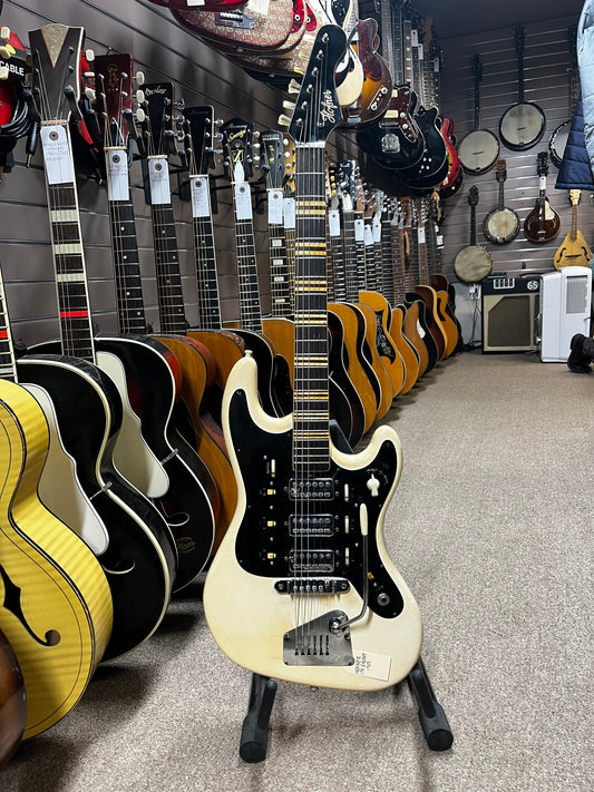Hofner Galaxie 176 White 1960s Electric Guitar