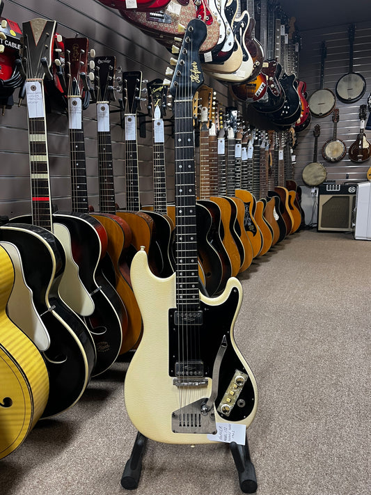 Hofner 172 1962 White Vinyl Electric Guitar