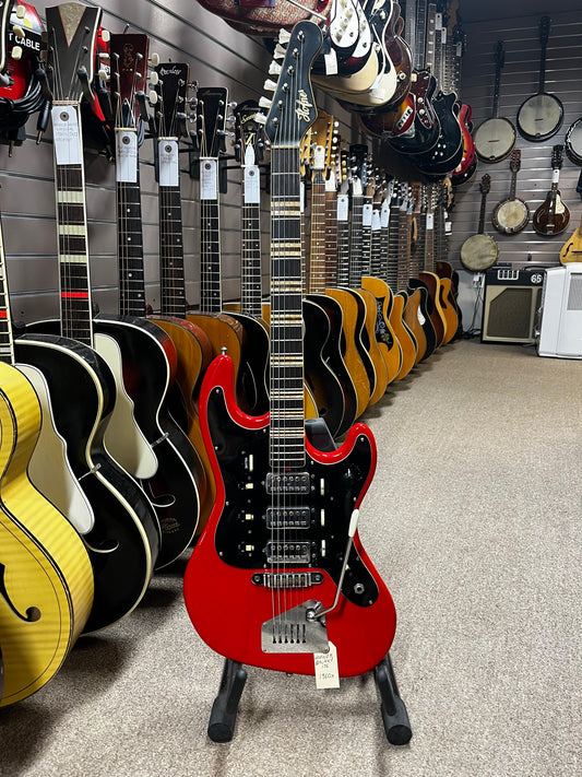 Hofner Galaxie 176 Red 1960s Electric Guitar