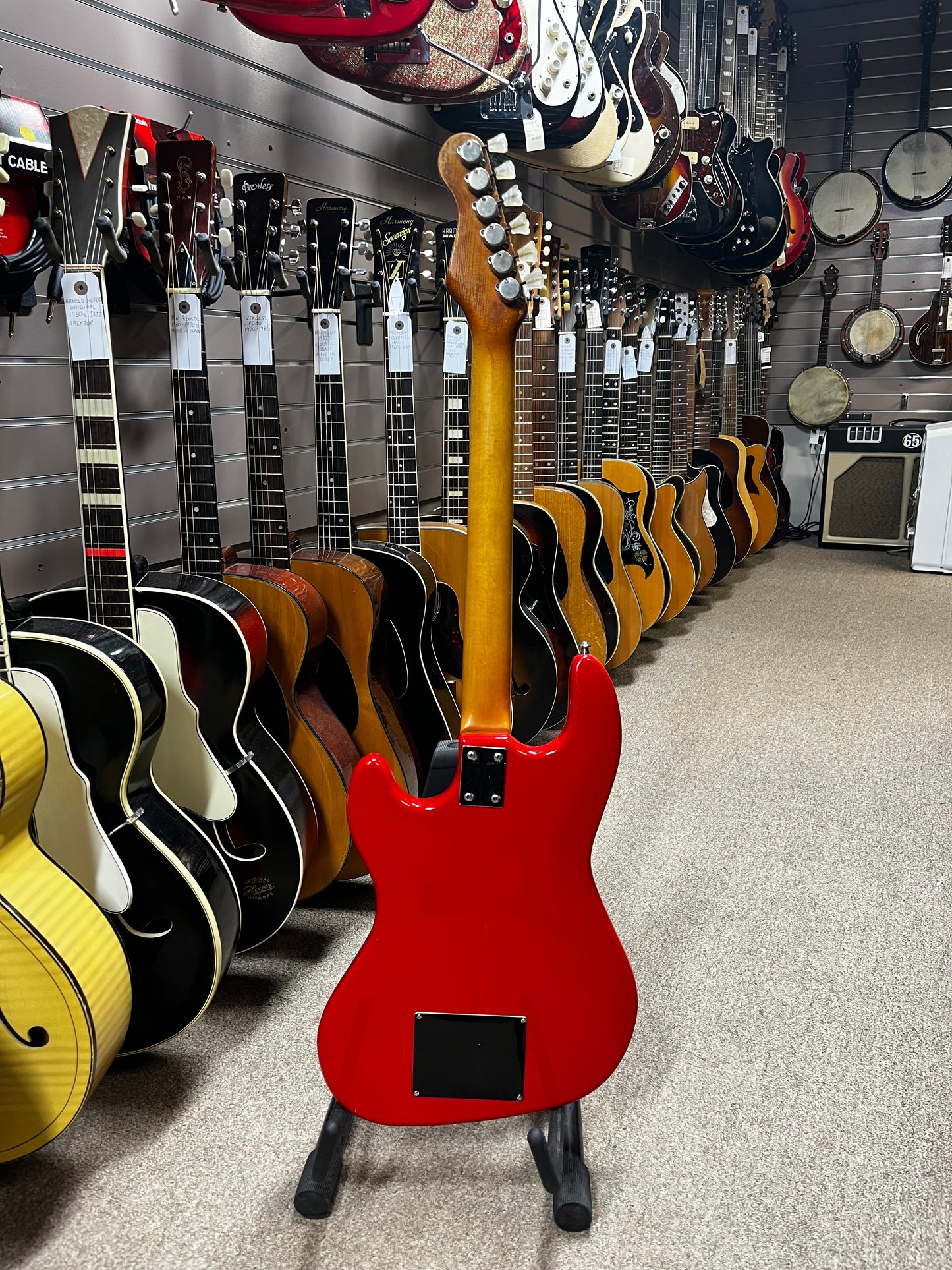 Hofner Galaxie 176 Red 1960s Electric Guitar