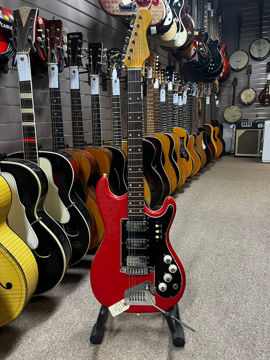 Hofner 173 1964 Red Vinyl Electric Guitar