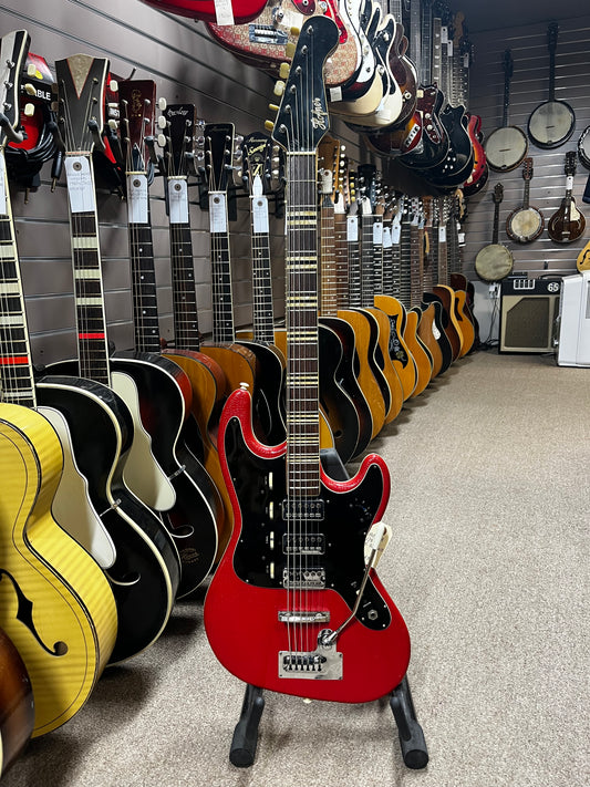 Hofner 175 Galaxie 1963 Red Vinyl Electric Guitar