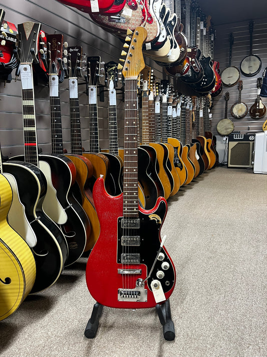 Hofner 173 1965 Red Vinyl Electric Guitar