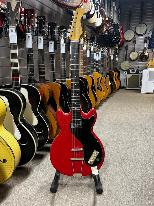 Hofner Colorama I 1960s Red Vinyl Electric Guitar