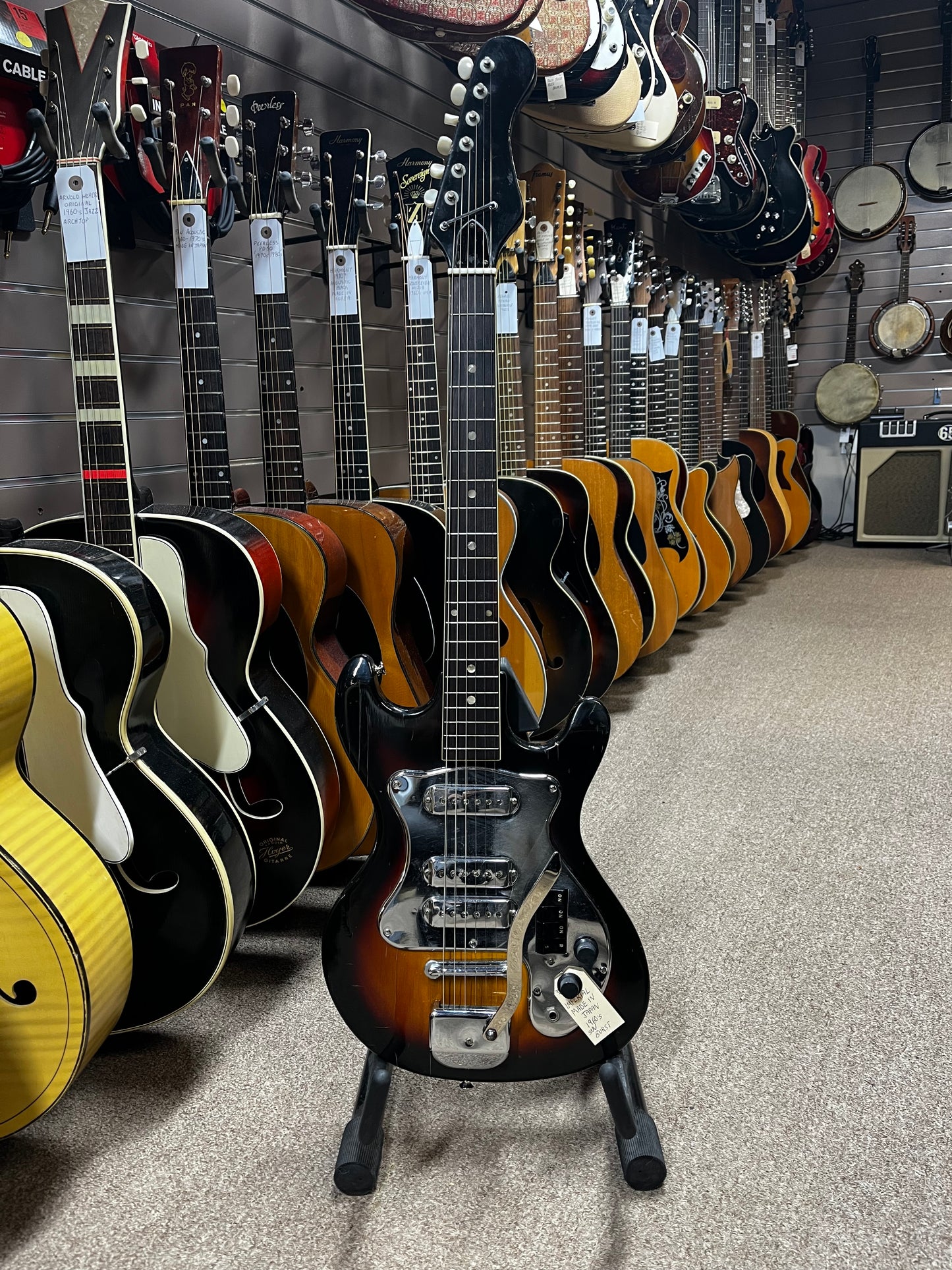 Teisco 1960s  Solid Body Electric Guitar