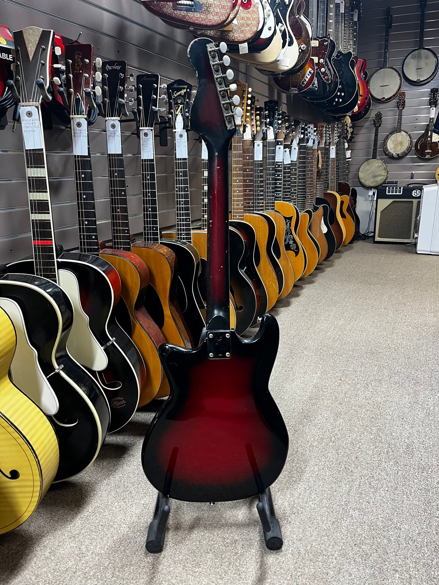 Teisco 1960s Solid Body Electric Guitar