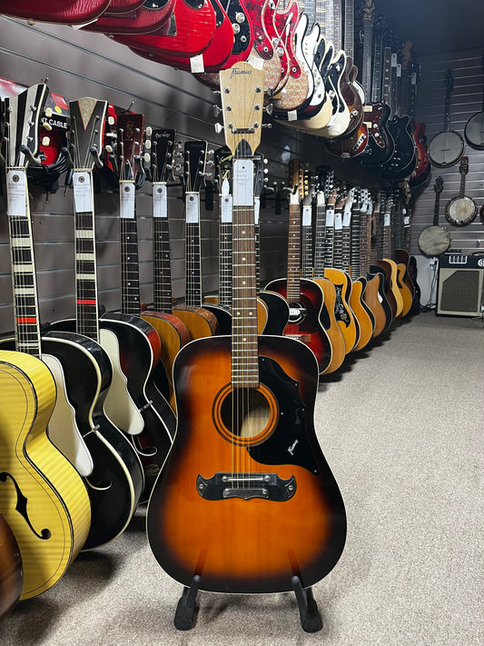 Framus Texan Sunburst 1960s Acoustic Guitar