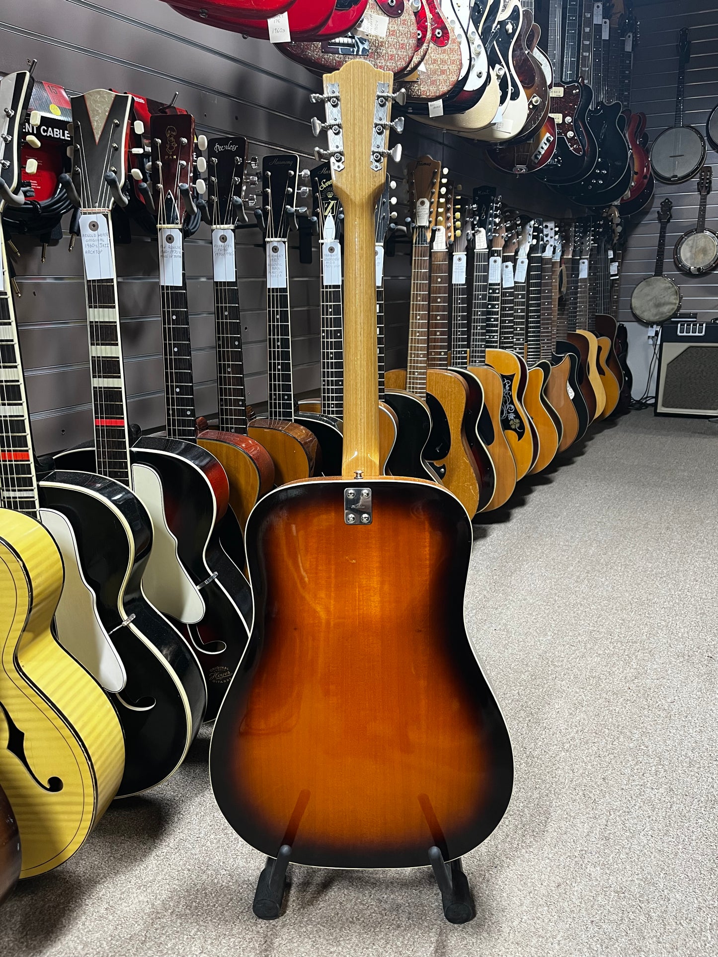 Framus Texan Sunburst 1960s Acoustic Guitar