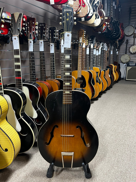 Harmony Master Broadway 1947-1971 USA Arch Top Burst Acoustic Guitar