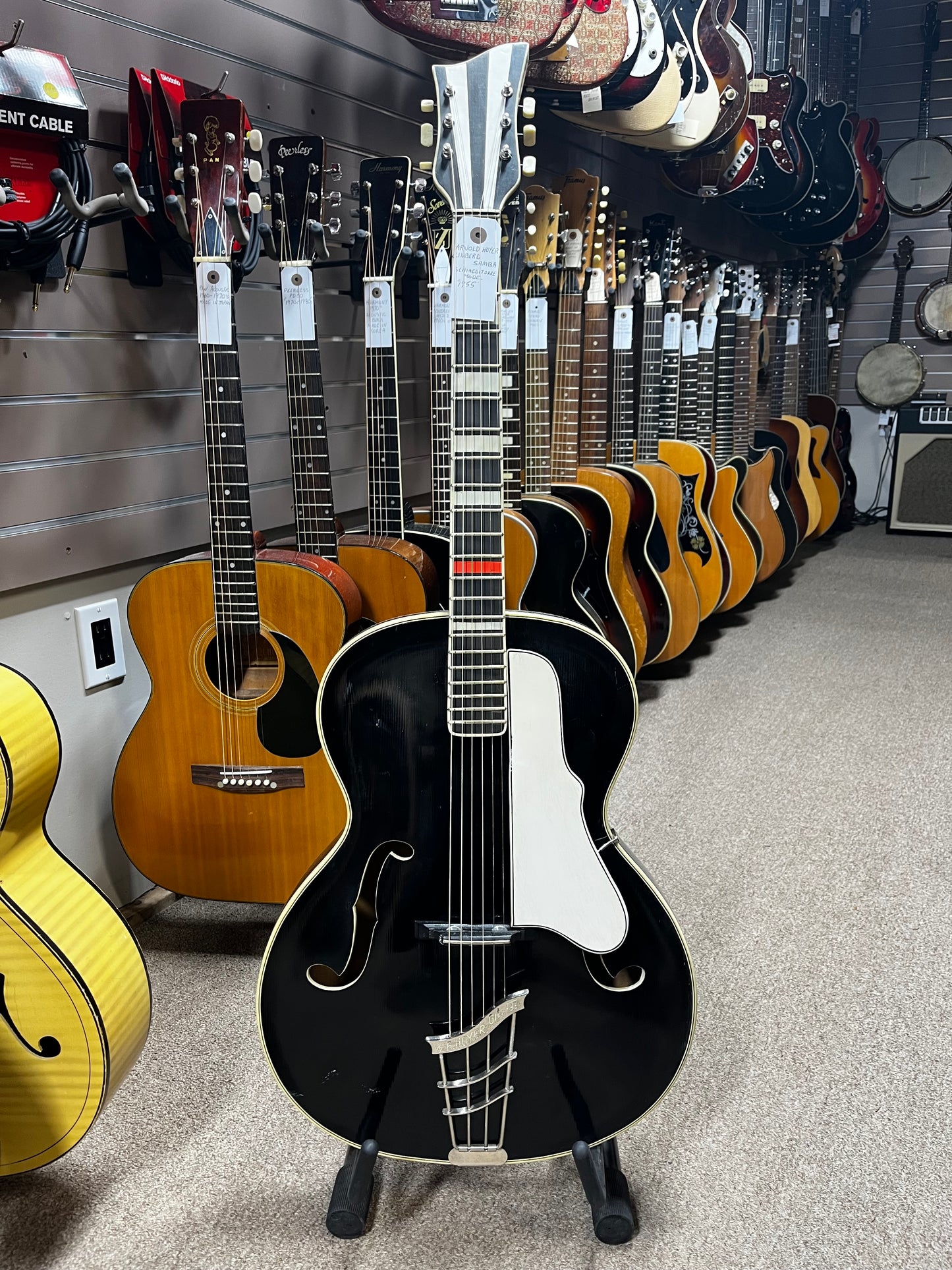 Hoyer Arnold Linberg Samba Schiagotarre Model 1955 Acoustic Guitar