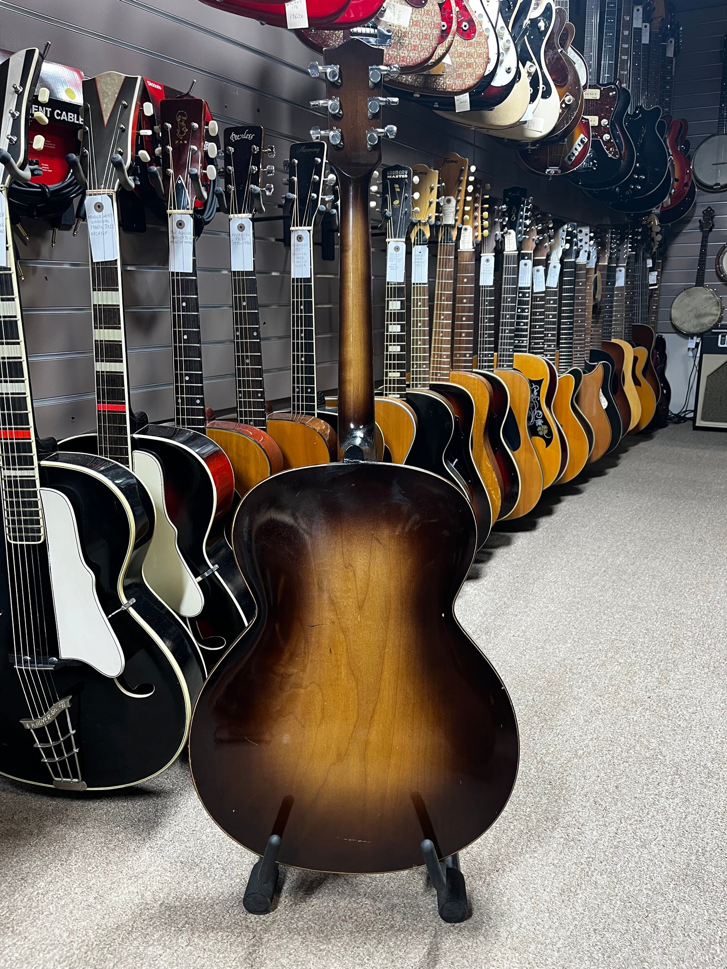 Hofner 450 Archtop Tobacco Burst 1950s Acoustic Guitar