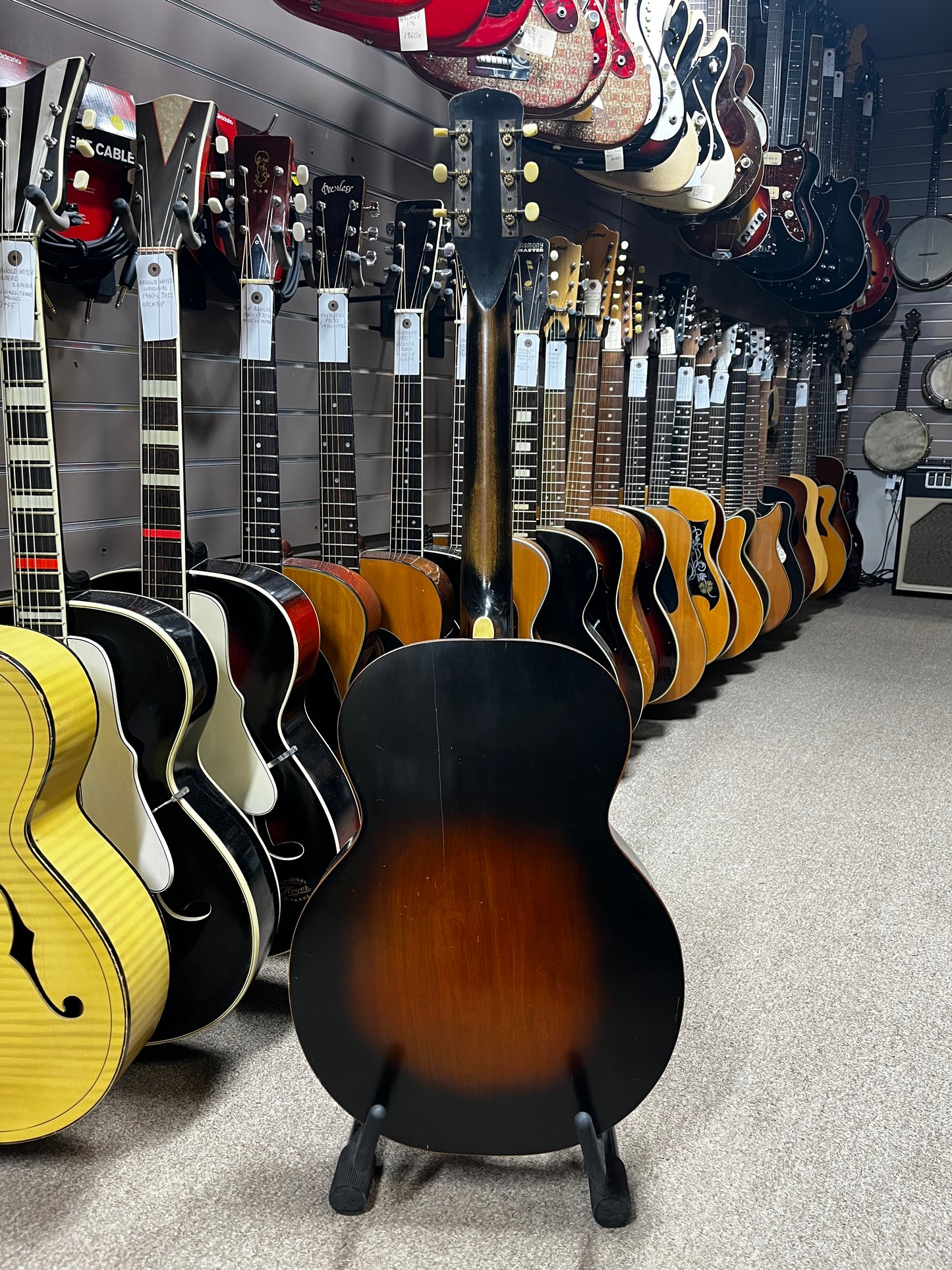 Playtime Supertone made by Harmony 1930s Acoustic Guitar