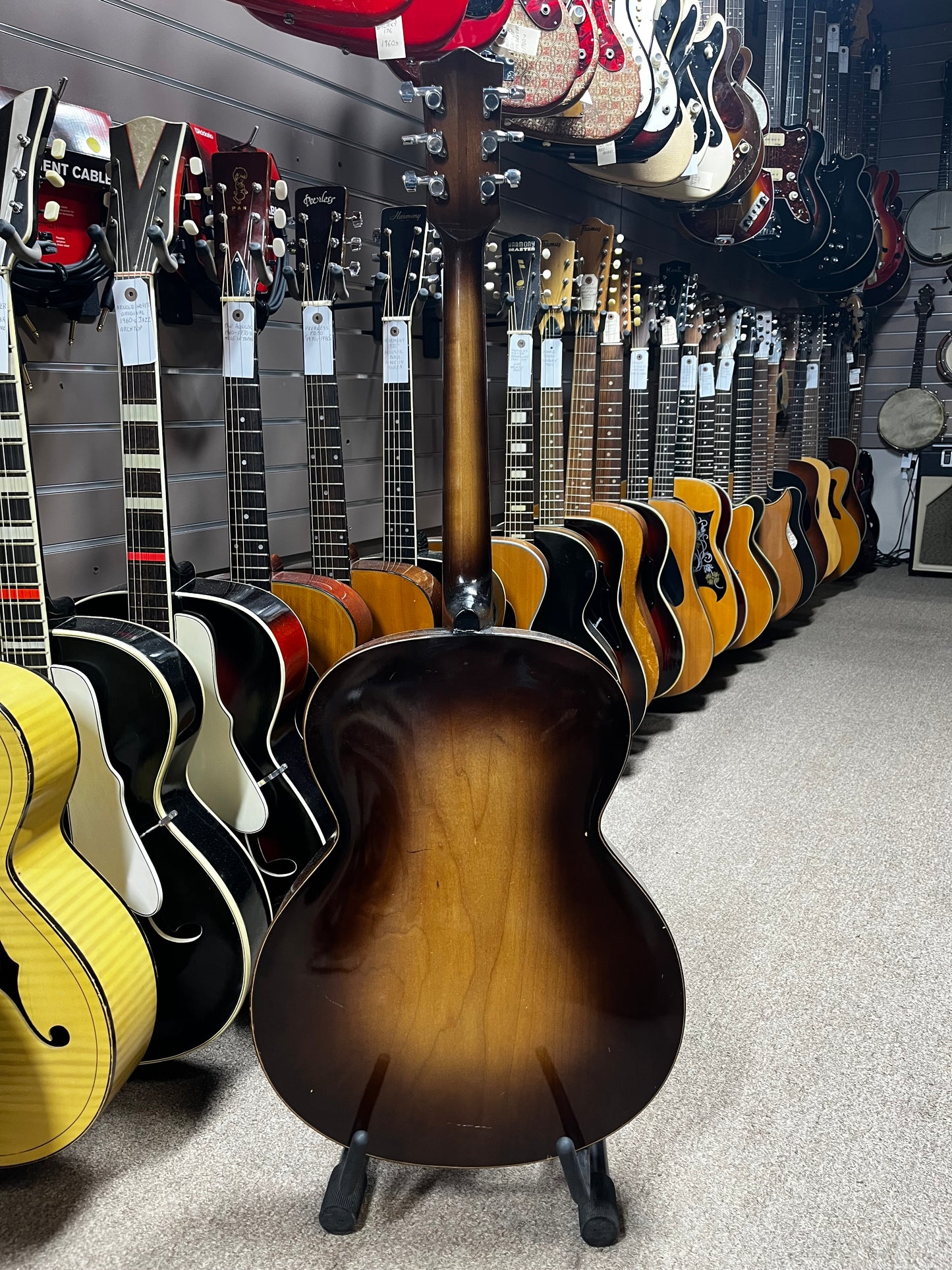 Hofner 450 Archtop Tobacco Burst 1950s Acoustic Guitar