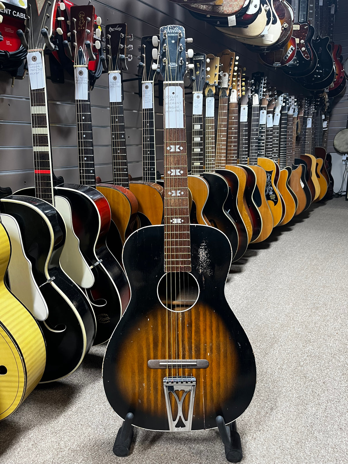 Stella by Harmony Parlor 1950-1960 Acoustic Guitar – The Guitar 