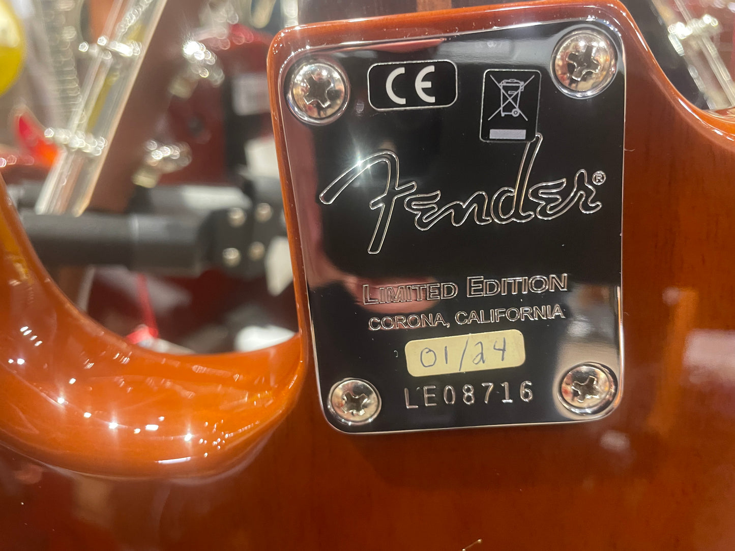 Fender Rarities Flame Top Thinline Stratocaster HSS w/ Rosewood Neck Violin Burst - MINT