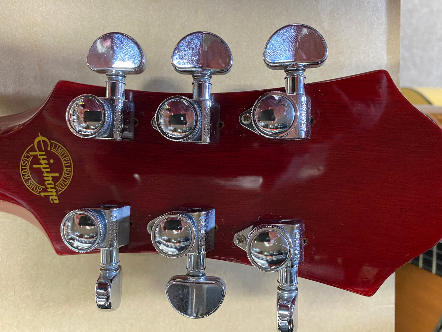 Epiphone ES-335 Red w/ Bigsby Electric Guitar - Excellent