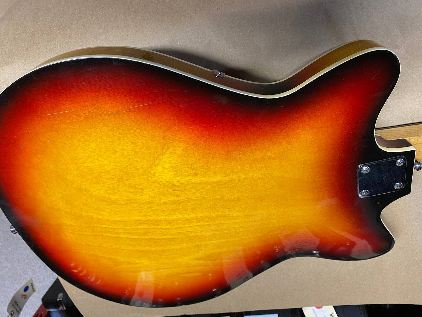 Teisco Saturn 1960s Sunburst Electric Guitar
