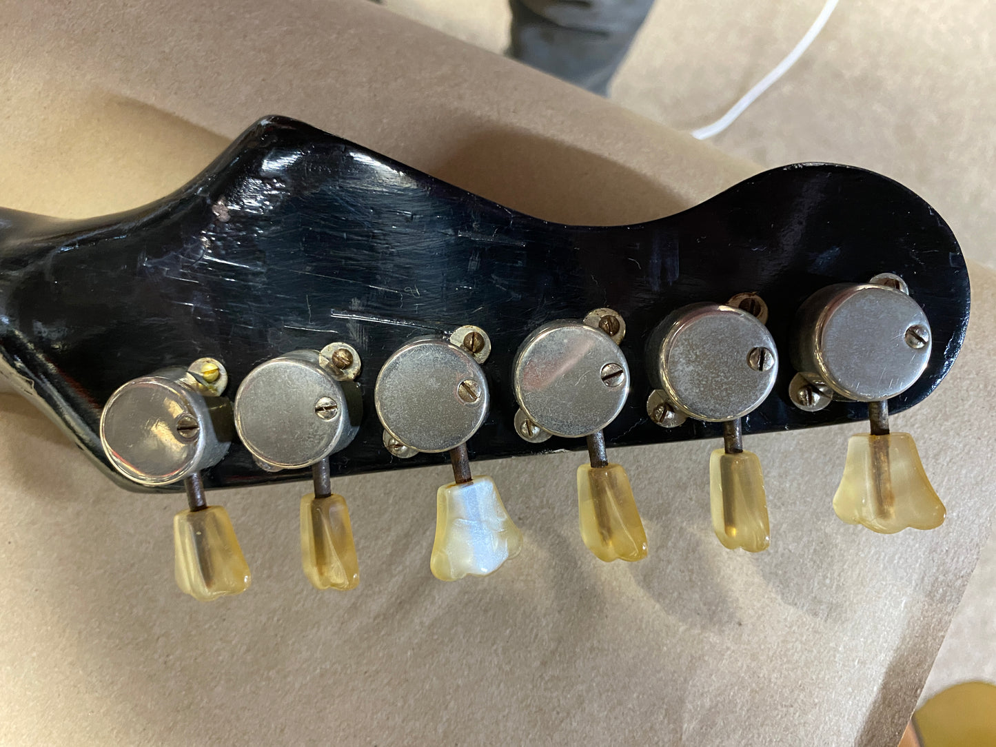 Hofner Galaxie 176 White 1960s Electric Guitar