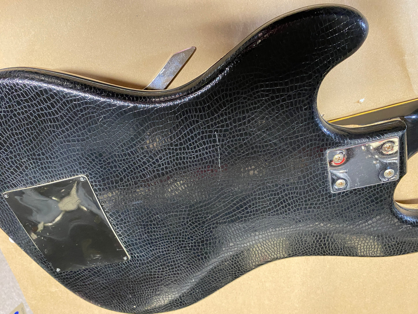 Hofner 175 Galaxie 1963 White Vinyl Electric Guitar