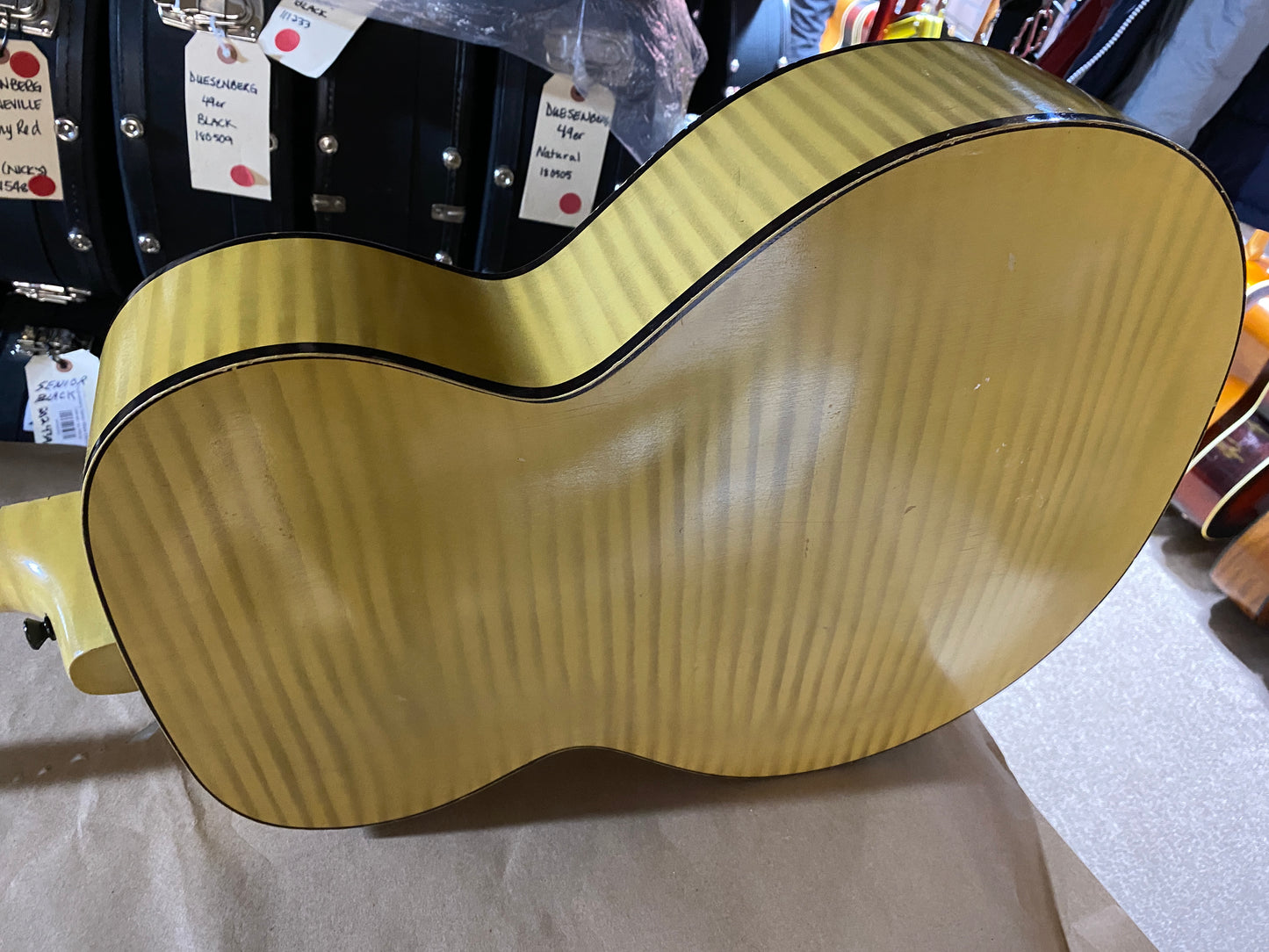 Kay K6868 Style Leader Archtop Acoustic Guitar Honey Blonde - 1960's - Fair