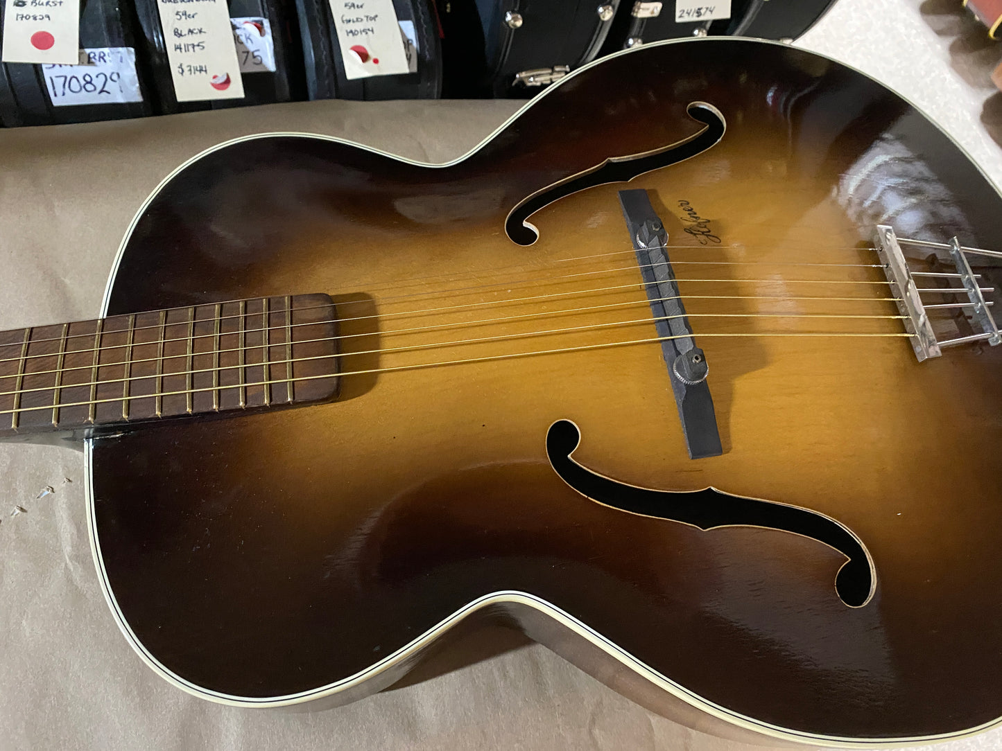 Hofner 450 Archtop Tobacco Burst 1950s Acoustic Guitar