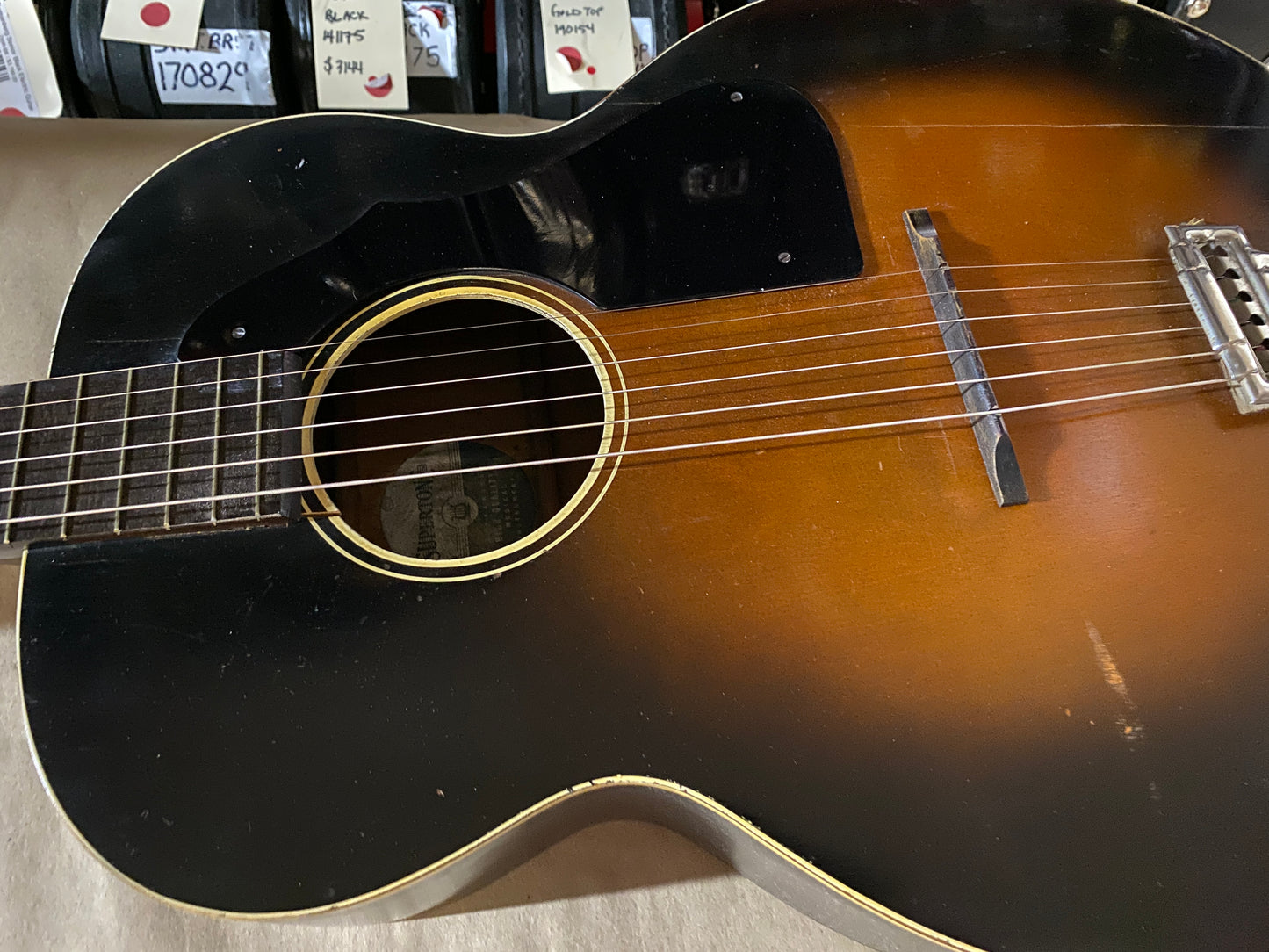 Playtime Supertone made by Harmony 1930s Acoustic Guitar