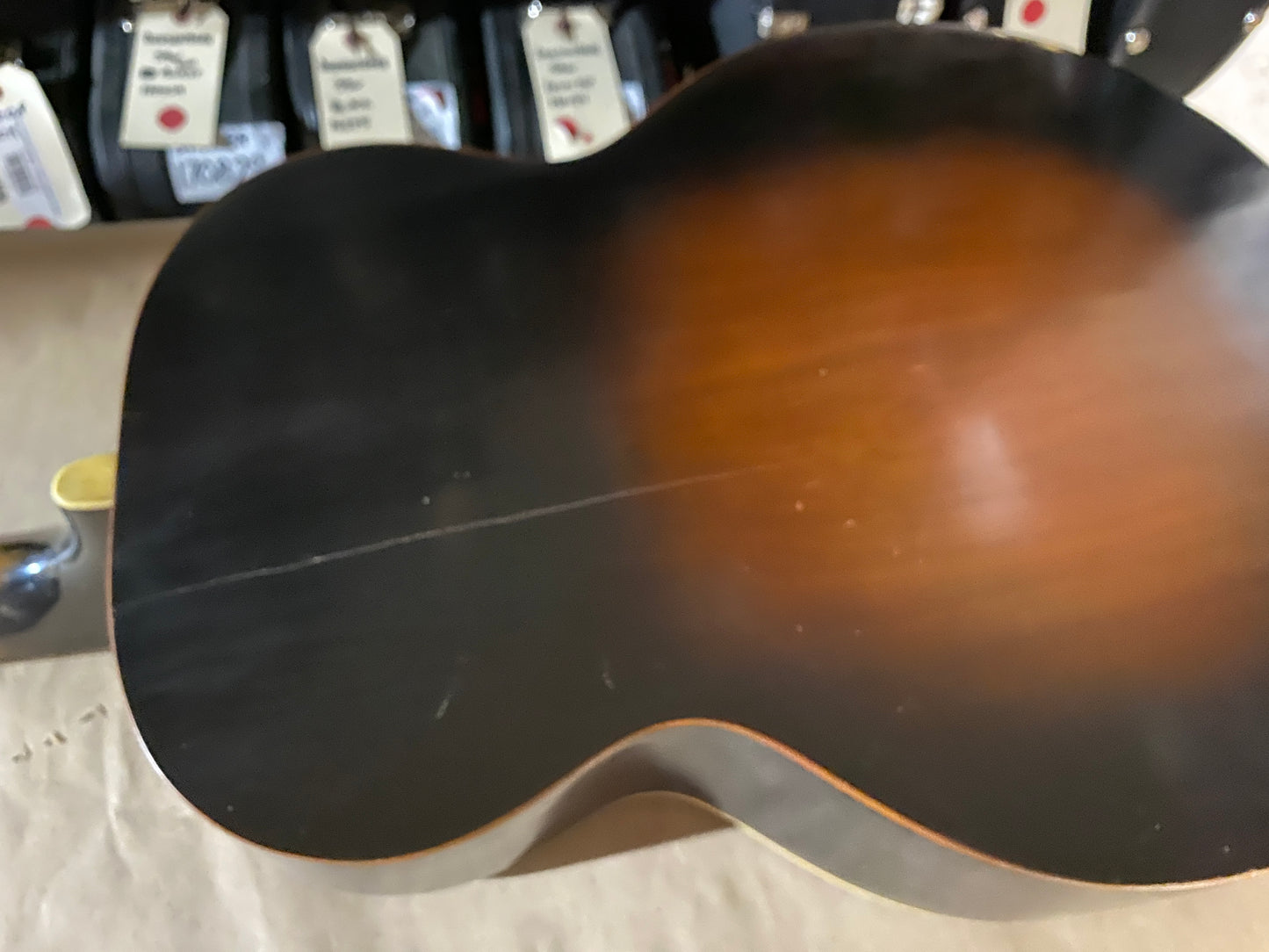 Playtime Supertone made by Harmony 1930s Acoustic Guitar