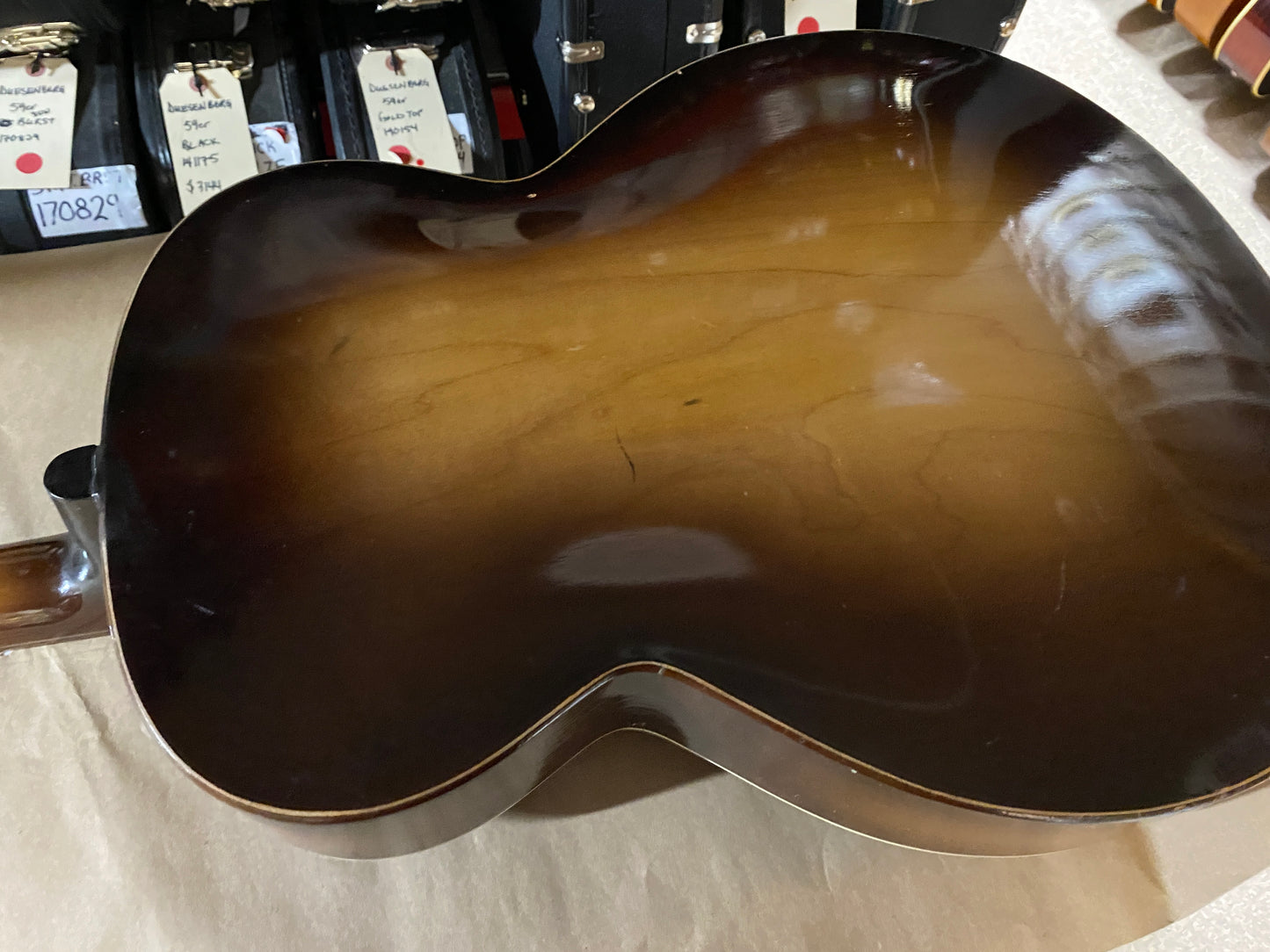 Hofner 450 Archtop Tobacco Burst 1950s Acoustic Guitar