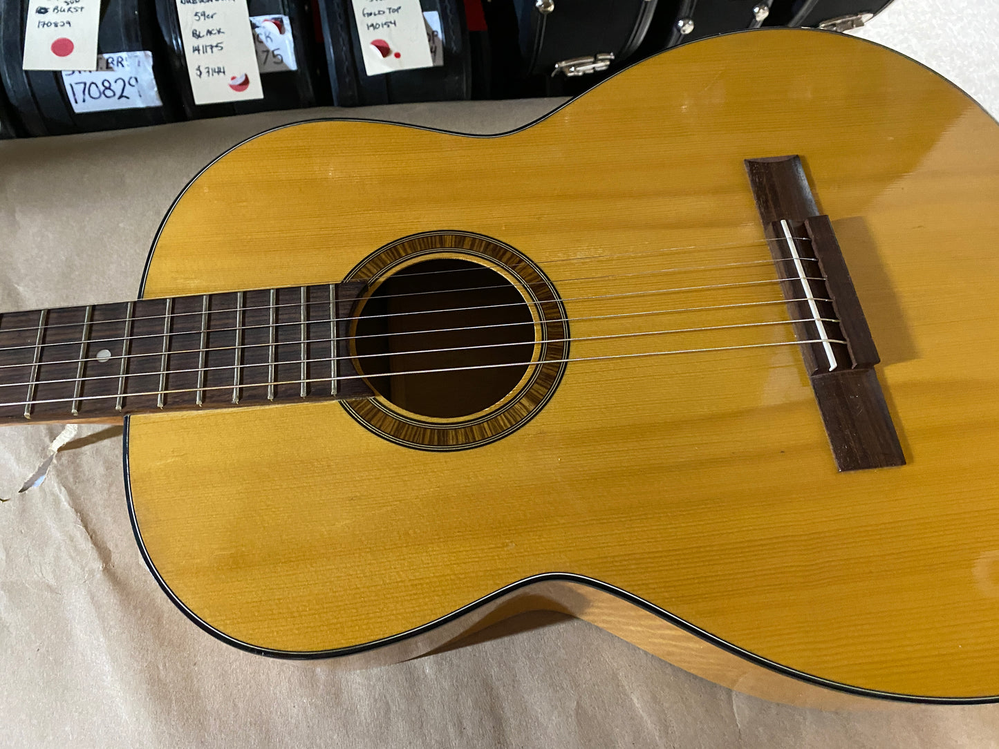 Hofner 507 Classical Parlour 3/4 Scale 1970s Spruce Top