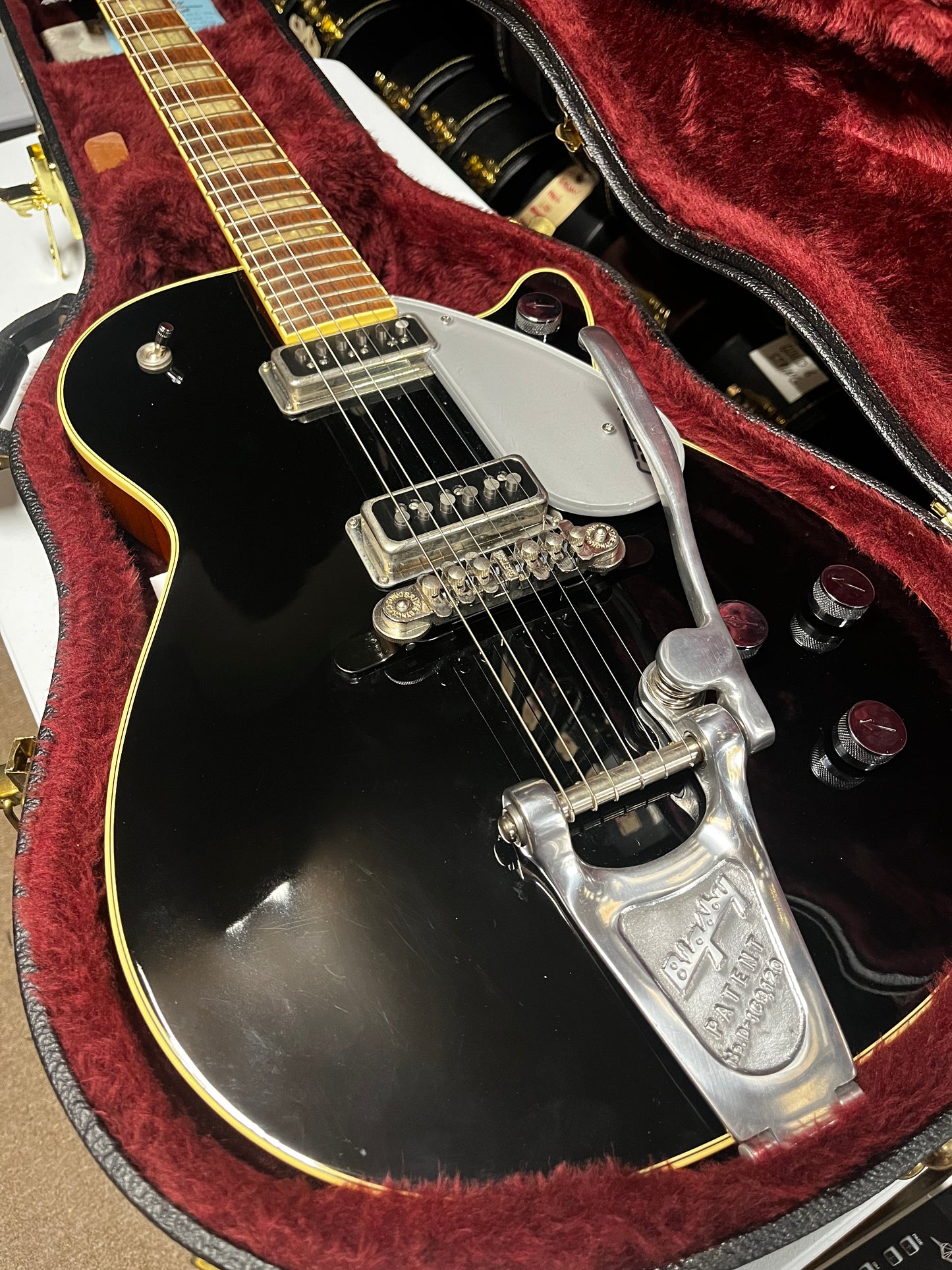 Gretsch G6128T-DSV Duo Jet Fixed Arm Bigsby Black Electric Guitar 2010 - Used Mint