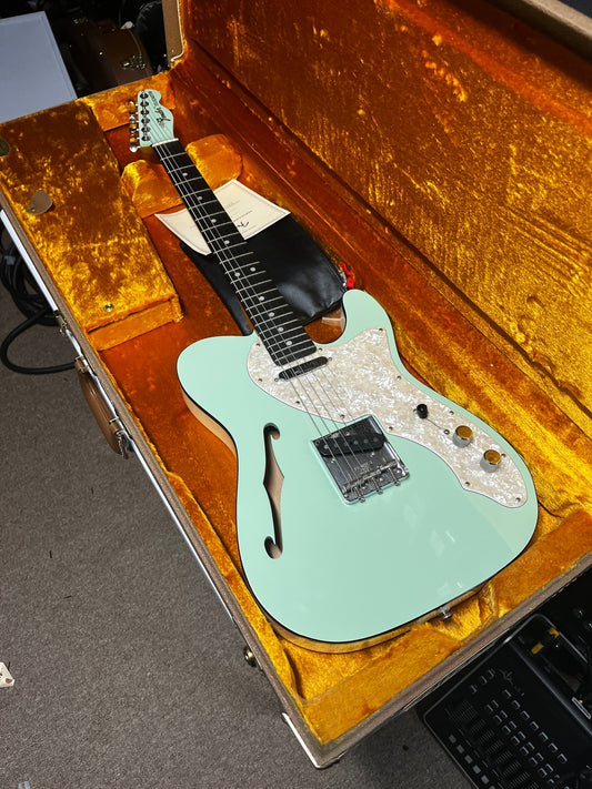 Fender Limited Edition Two-Tone Telecaster Ebony Fingerboard Surf Green 2 Tone - Used Mint