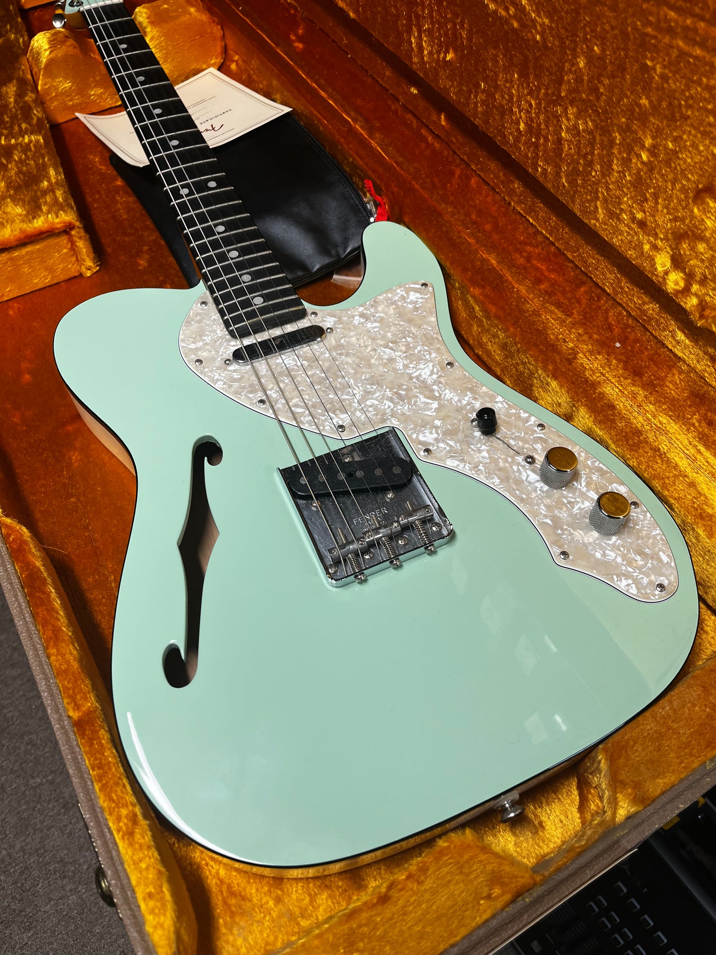 Fender Limited Edition Two-Tone Telecaster Ebony Fingerboard Surf Green 2 Tone - Used Mint