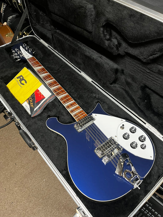 Rickenbacker 620/12 12-String Midnight Blue 2019 Electric Guitar - Used Mint