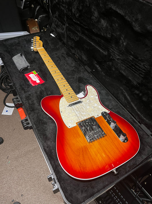 Fender American Deluxe Telecaster Aged Cherry Sunburst Electric Guitar - Used Very Good